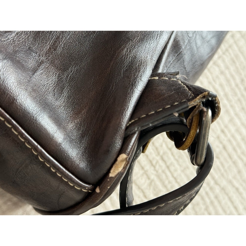 Trinity Ranch Brown Backpack Tooled Leather Bag W… - image 8